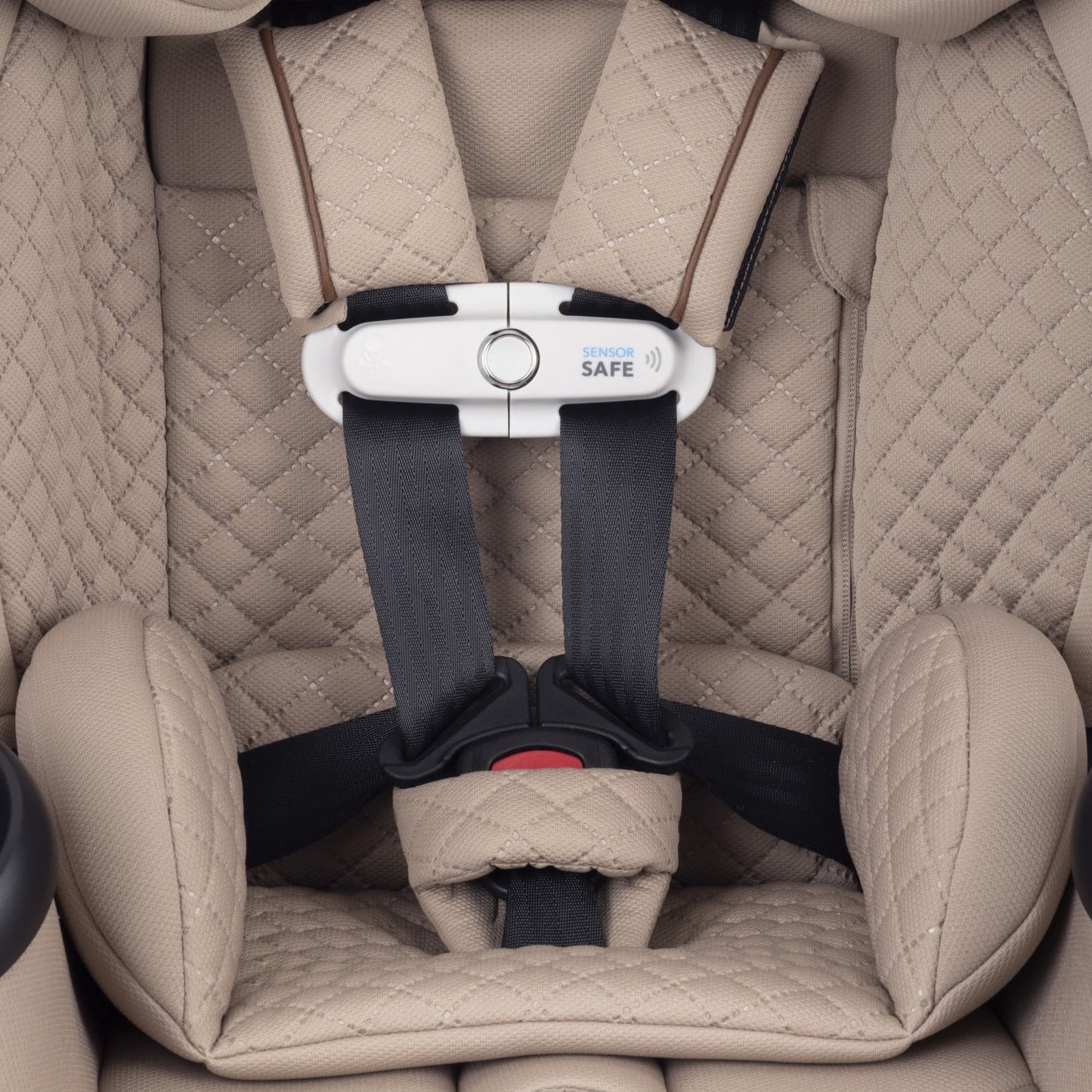 Revolve360 Extend All-In-One Rotational Car Seat with Green & Gentle Fabric (Travertine)
