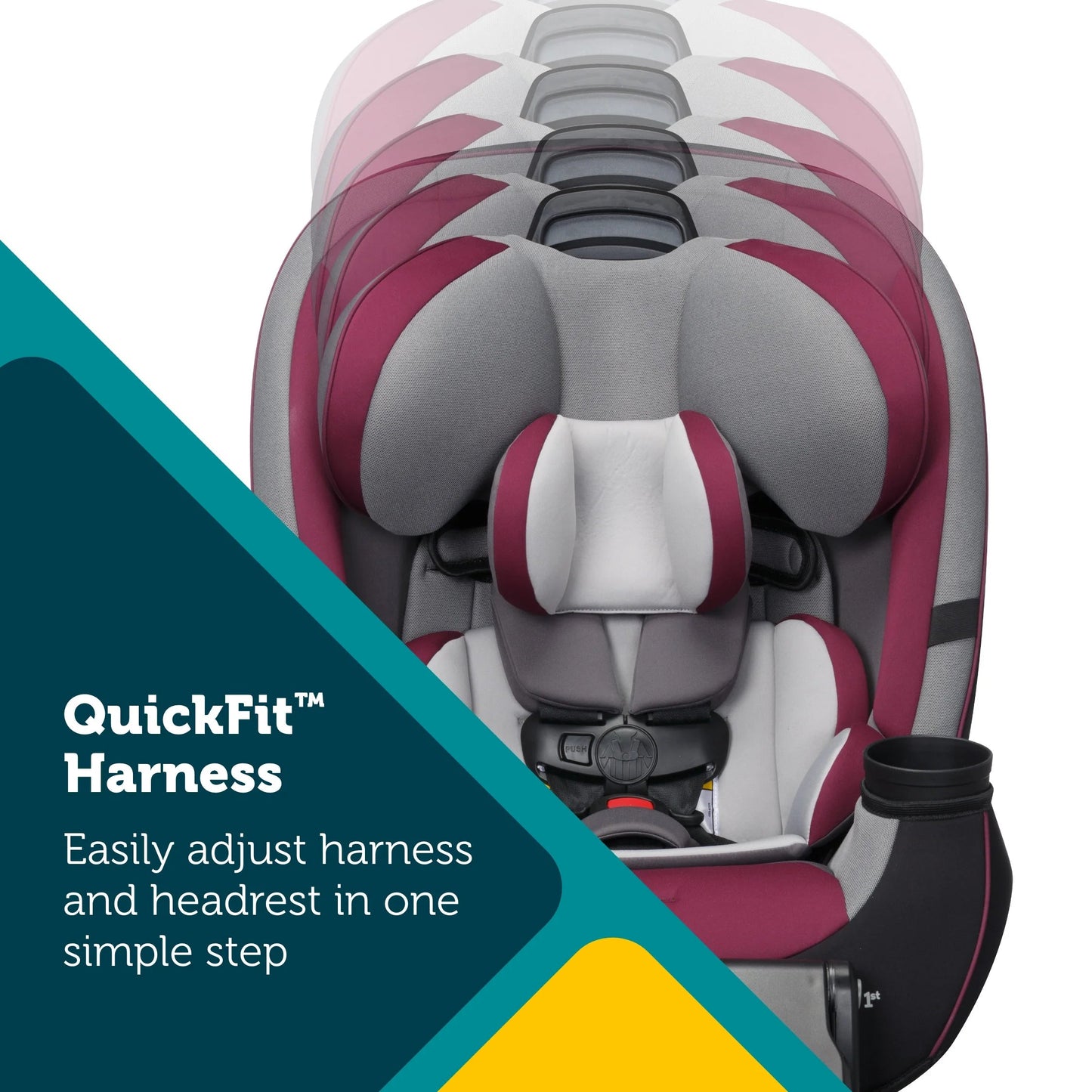 Grow and Go Extend N Ride LX All in One Convertible Infant & Toddler Car Seat, Black Pepper