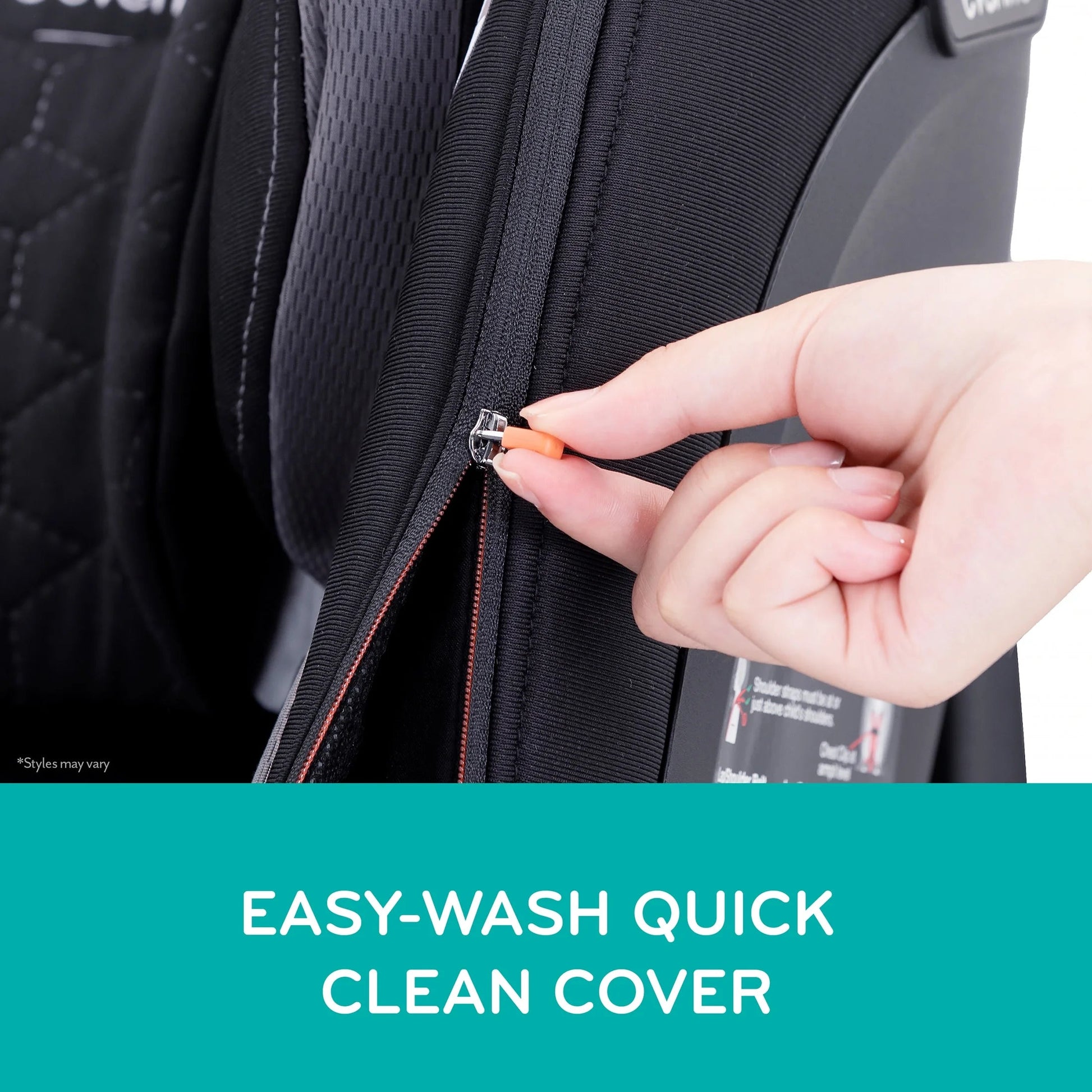 Revolve360 Extend All-In-One Rotating Car Seat with Quick Clean Cover (Rockland Green)