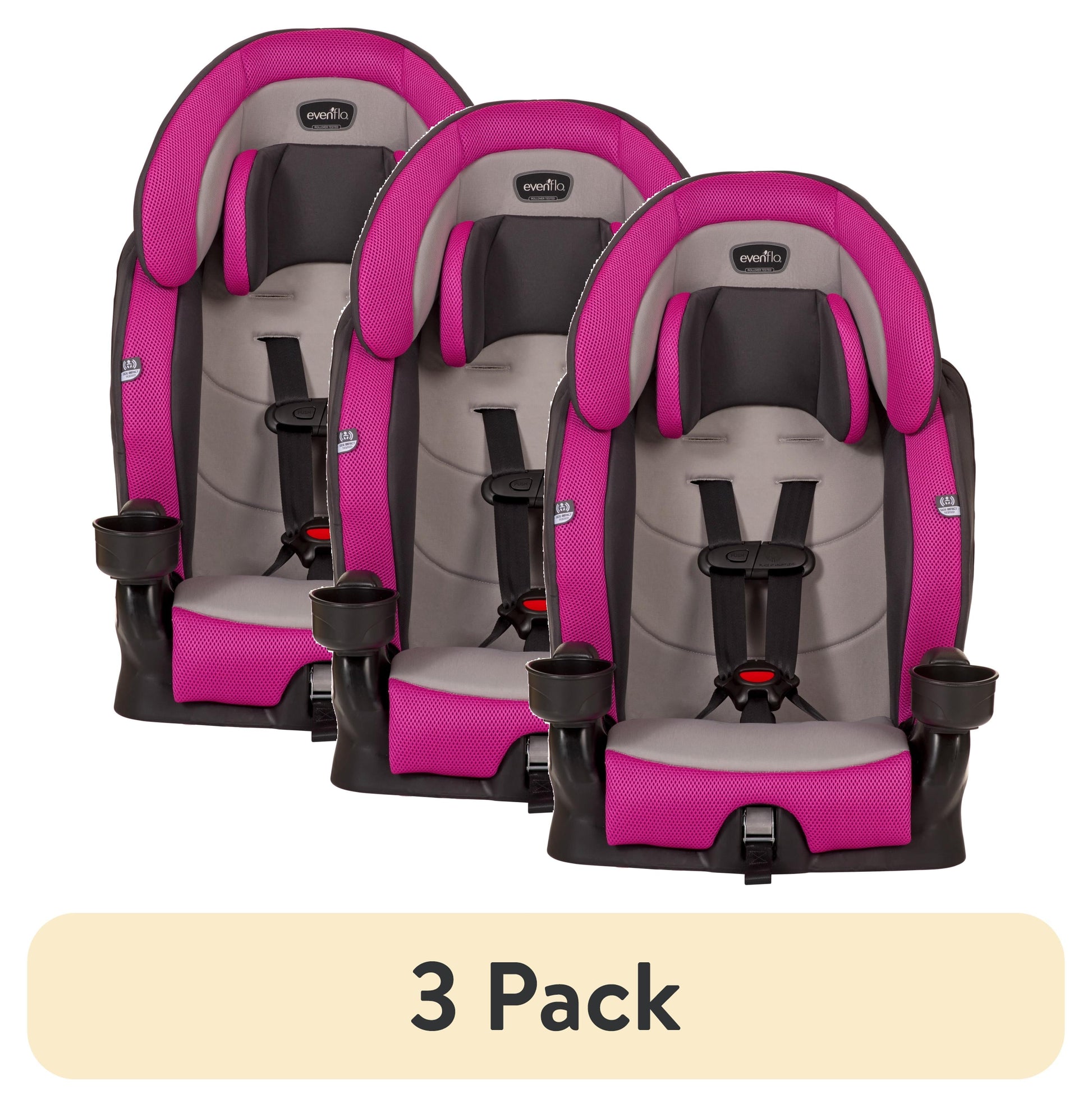 Chase plus 2-In-1 Booster Toddler Car Seat (Huron Black)