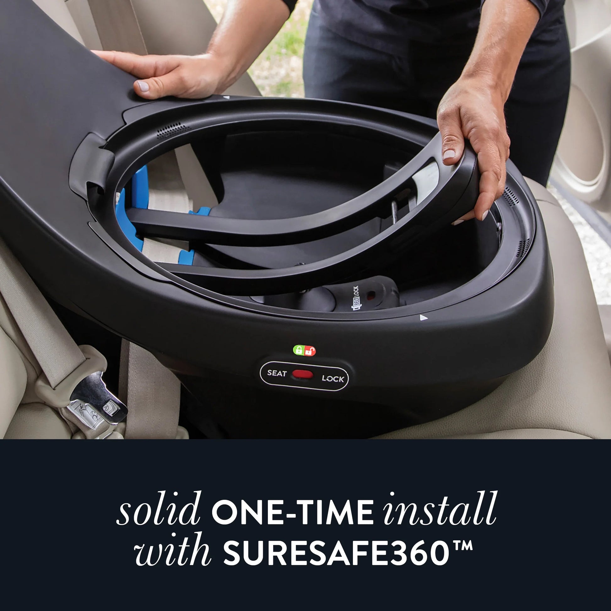 Gold Revolve360 Extend All-In-One Rotational Car Seat with Sensorsafe (Onyx Black)