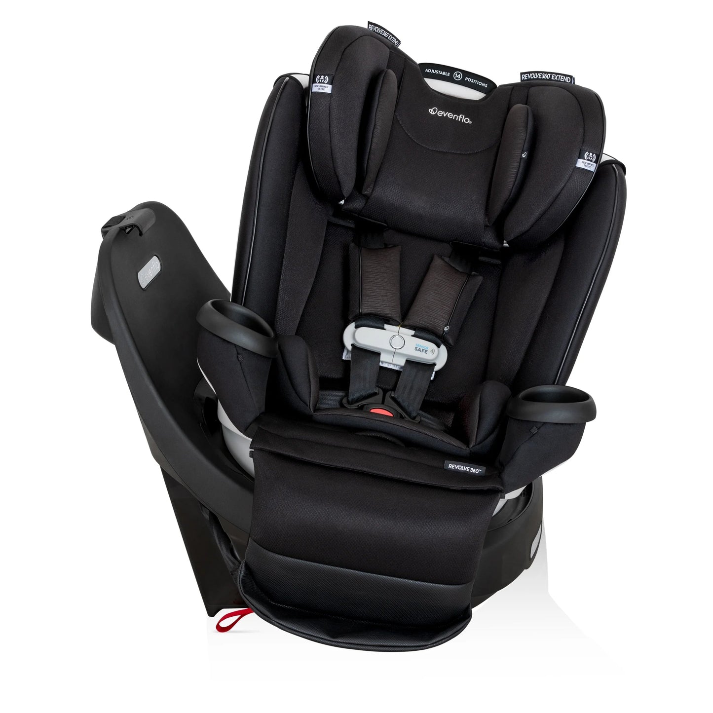 Gold Revolve360 Extend All-In-One Rotational Car Seat with Sensorsafe (Onyx Black)