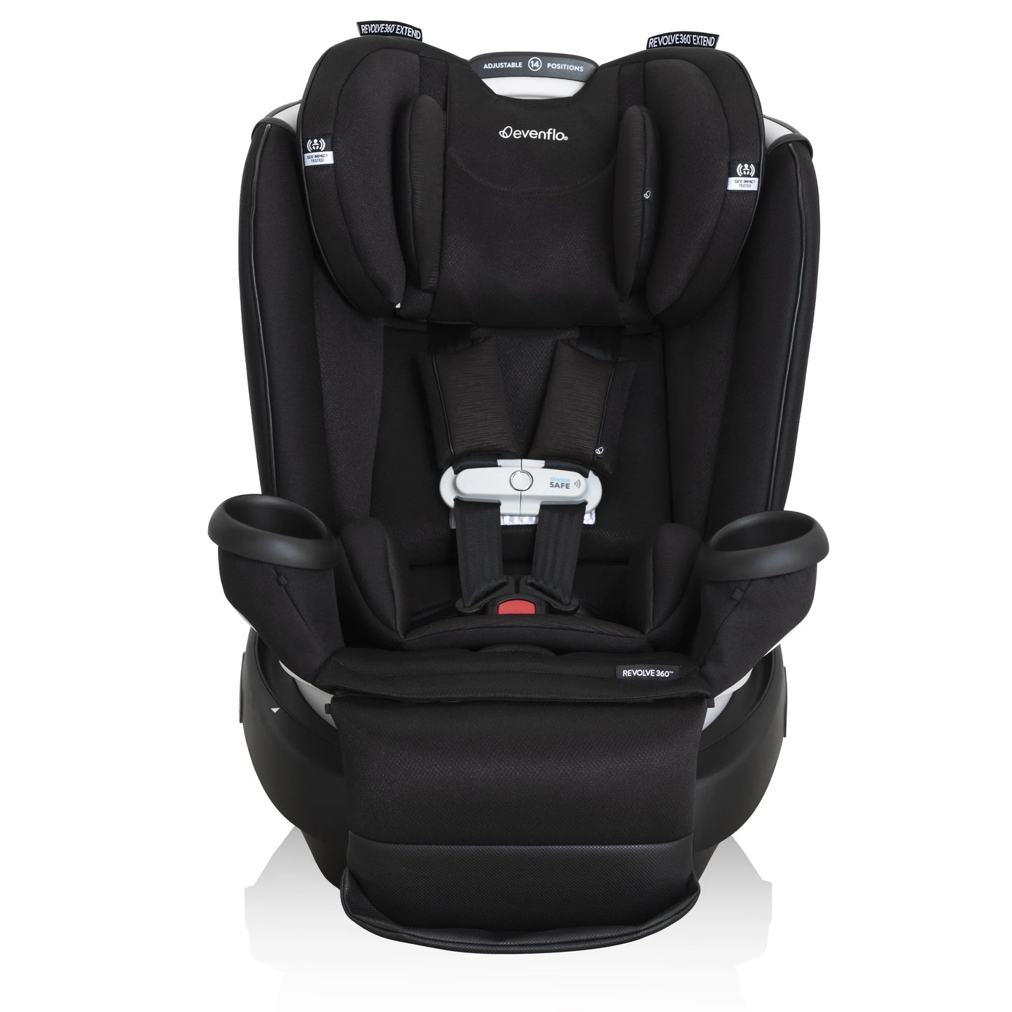Gold Revolve360 Extend All-In-One Rotational Car Seat with Sensorsafe (Onyx Black)