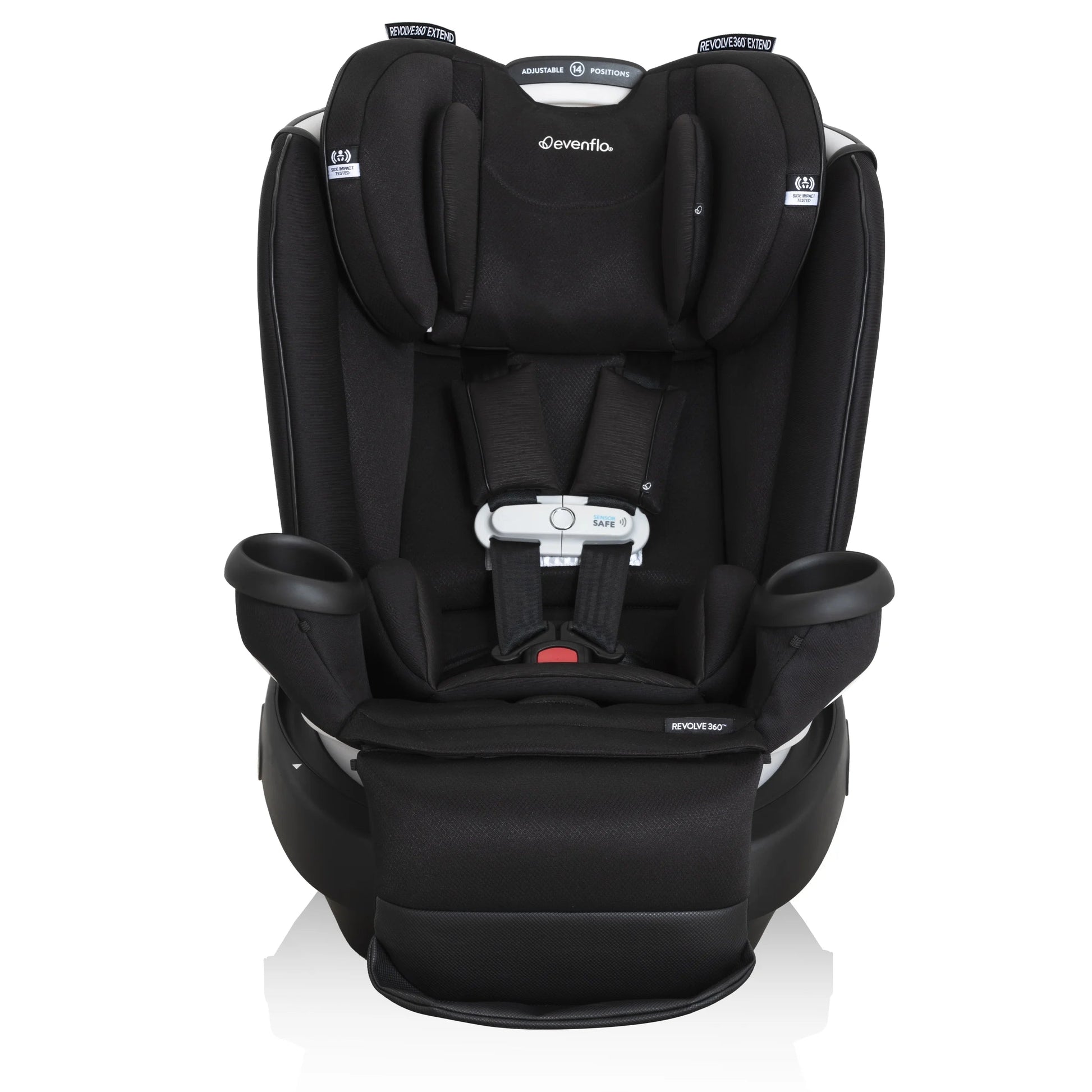 Gold Revolve360 Extend All-In-One Rotational Car Seat with Sensorsafe (Onyx Black)