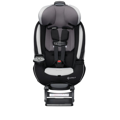 Grow and Go Extend N Ride LX All in One Convertible Infant & Toddler Car Seat, Black Pepper