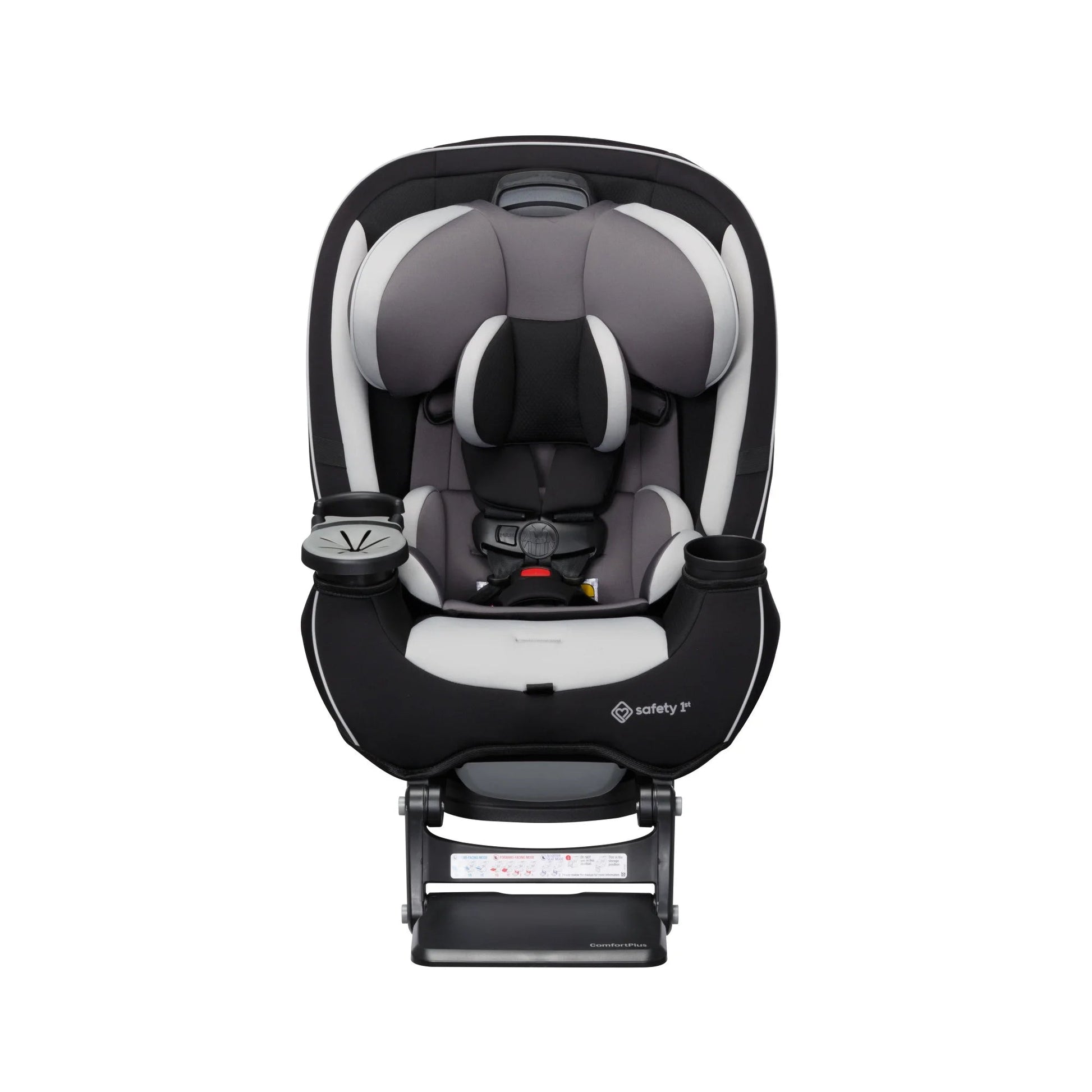 Grow and Go Extend N Ride LX All in One Convertible Infant & Toddler Car Seat, Black Pepper