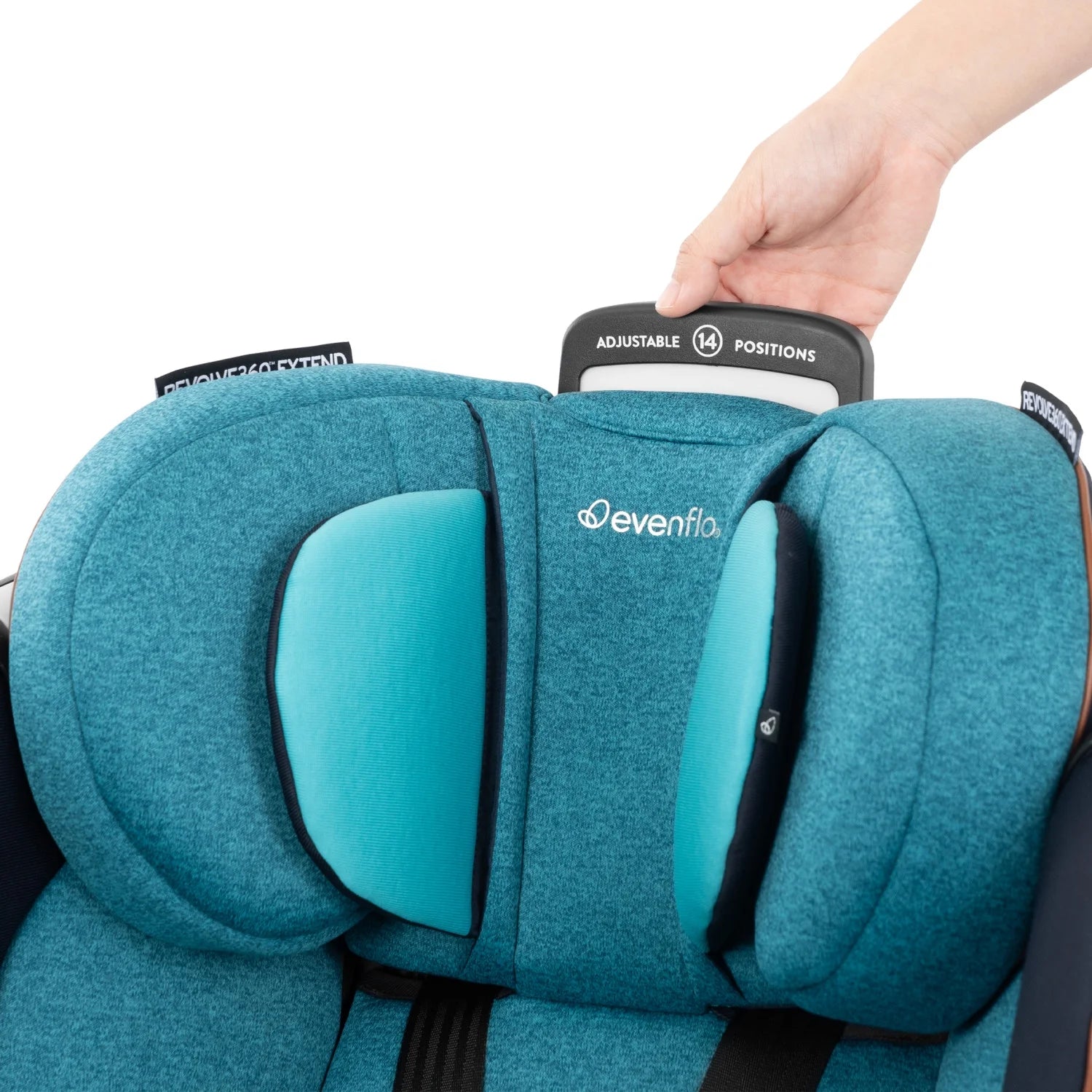 Gold Revolve360 Extend All-In-One Rotational Car Seat with Sensorsafe (Sapphire)