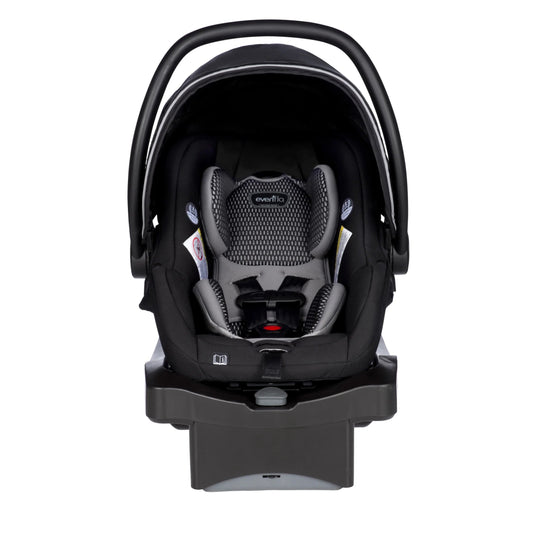 Litemax DLX Infant Car Seat with Freeflow Fabric and Safezone Load Leg Base (Olympus Black)