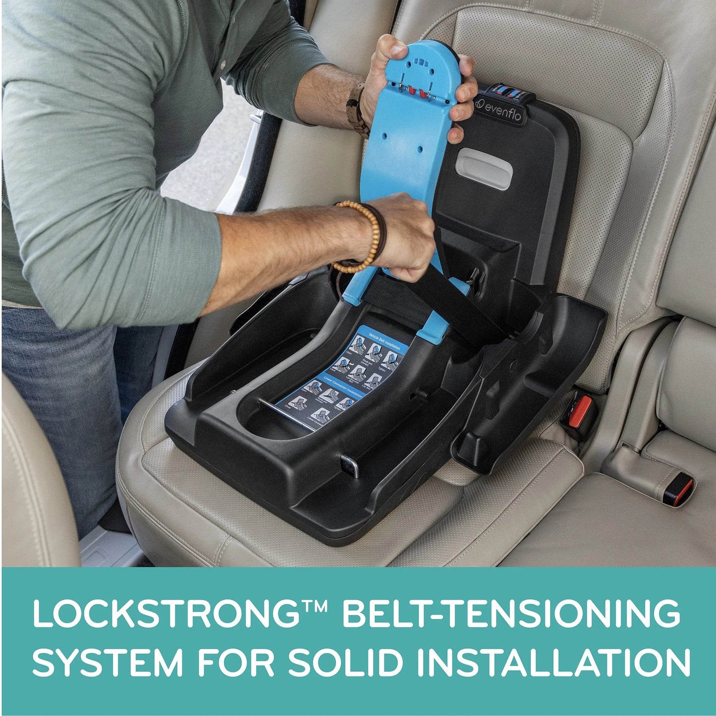 Shyft Dualride Preemie and Infant Car Seat Stroller Combo 3-30Lbs with Carryall Storage (Durham Green)