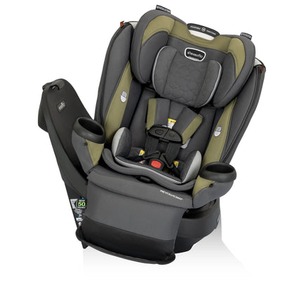 Revolve360 Extend All-In-One Rotational Car Seat with Quick Clean Cover (Rockland Green)