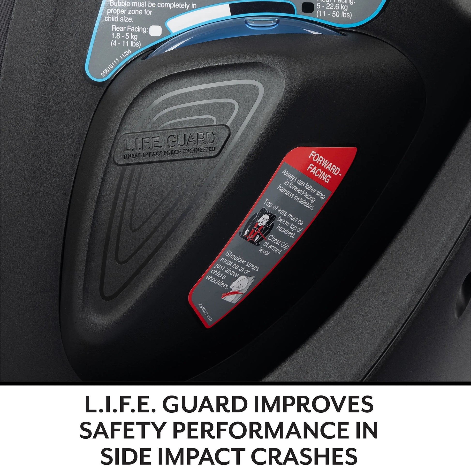 Revolve360 Slim 2-In-1 Rotating Car Seat, Cambridge, Black/Gray