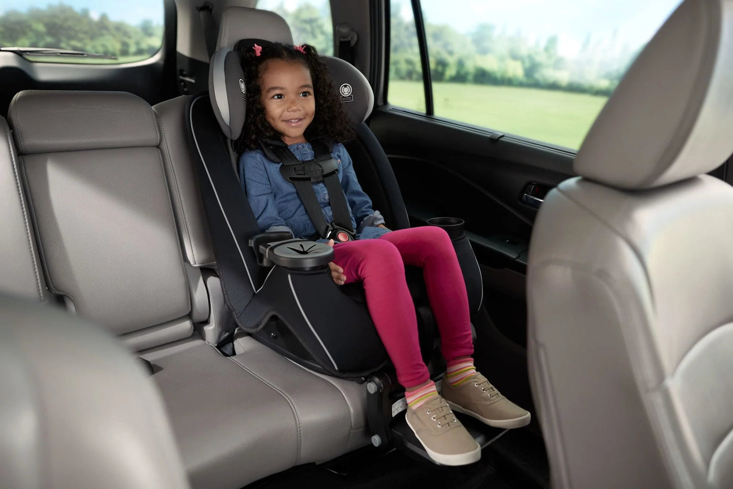 Grow and Go Extend N Ride LX All in One Convertible Infant & Toddler Car Seat, Black Pepper