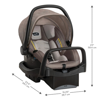 Pivot Modular Travel System with Litemax Preemie and Infant Car Seat (Desert Tan)
