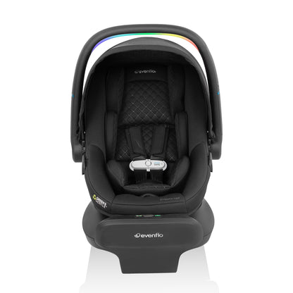 Litemax NXT Rear-Facing Lightweight Preemie and Infant Car Seat 3-30Lbs with Sensorysoothe. Easy Install with Base (Agate)