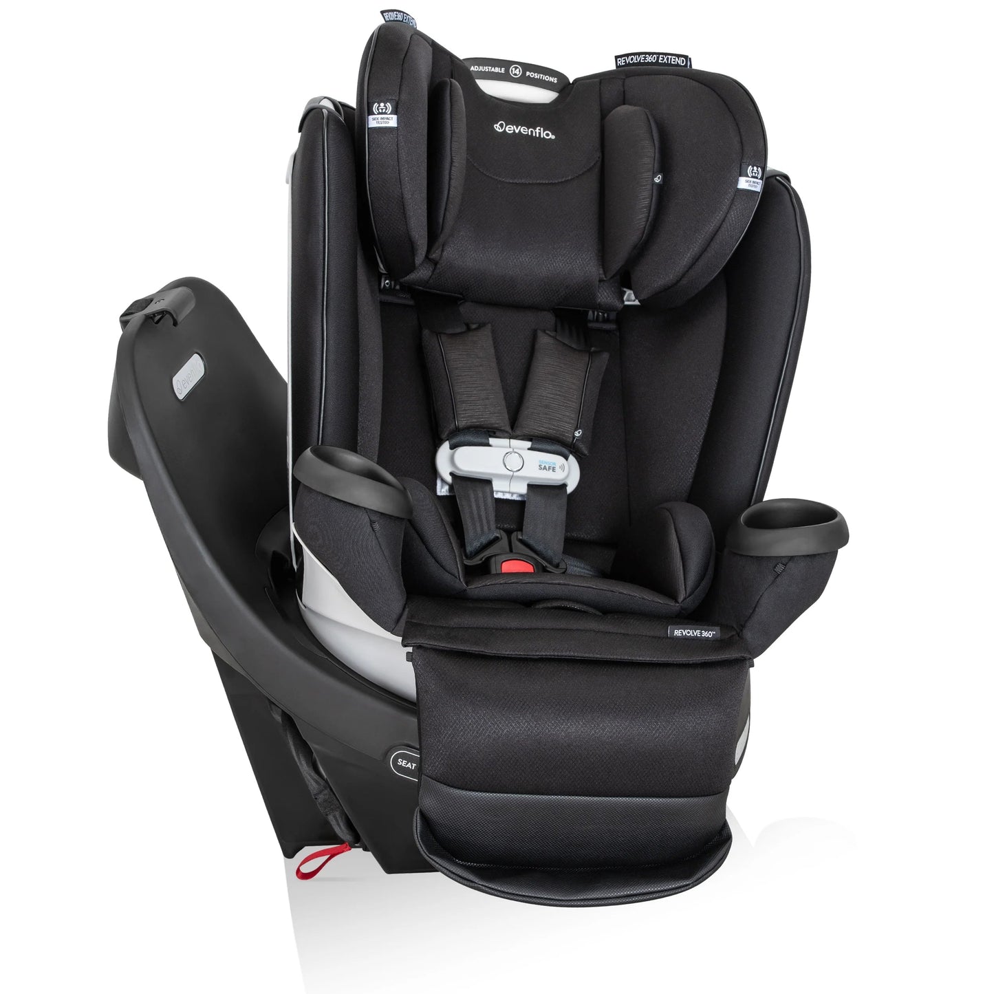 Gold Revolve360 Extend All-In-One Rotational Car Seat with Sensorsafe (Onyx Black)