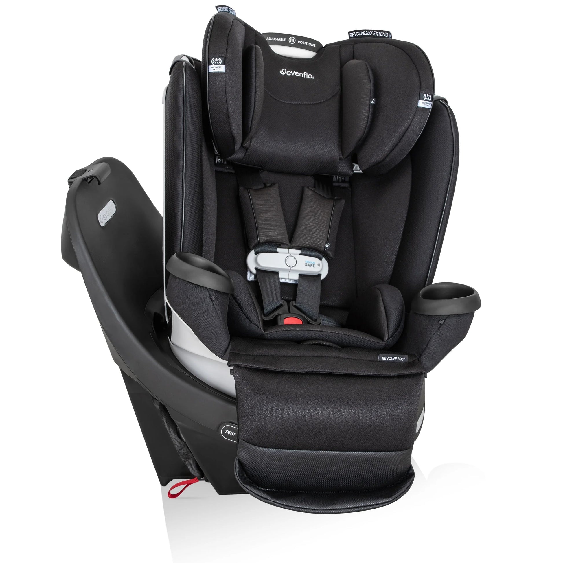 Gold Revolve360 Extend All-In-One Rotational Car Seat with Sensorsafe (Onyx Black)