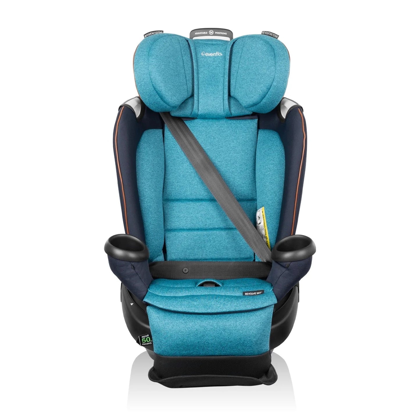 Gold Revolve360 Extend All-In-One Rotational Car Seat with Sensorsafe (Sapphire)