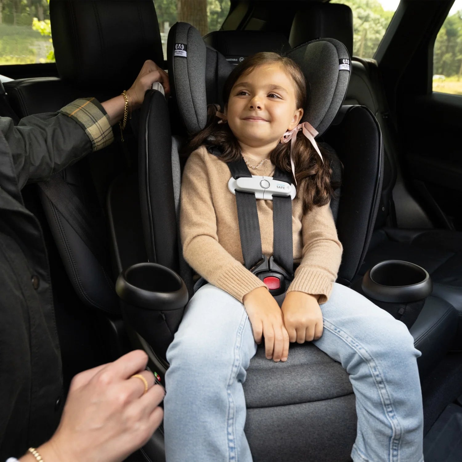 Gold Revolve360 Extend All-In-One Rotational Car Seat with Sensorsafe (Sapphire)