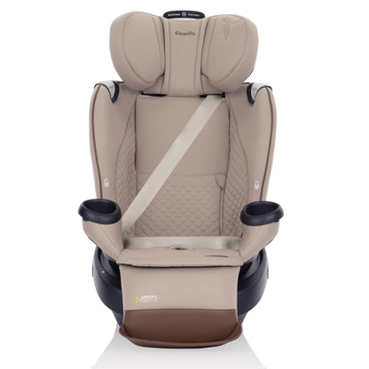 Revolve360 Extend All-In-One Rotational Car Seat with Green & Gentle Fabric (Travertine)