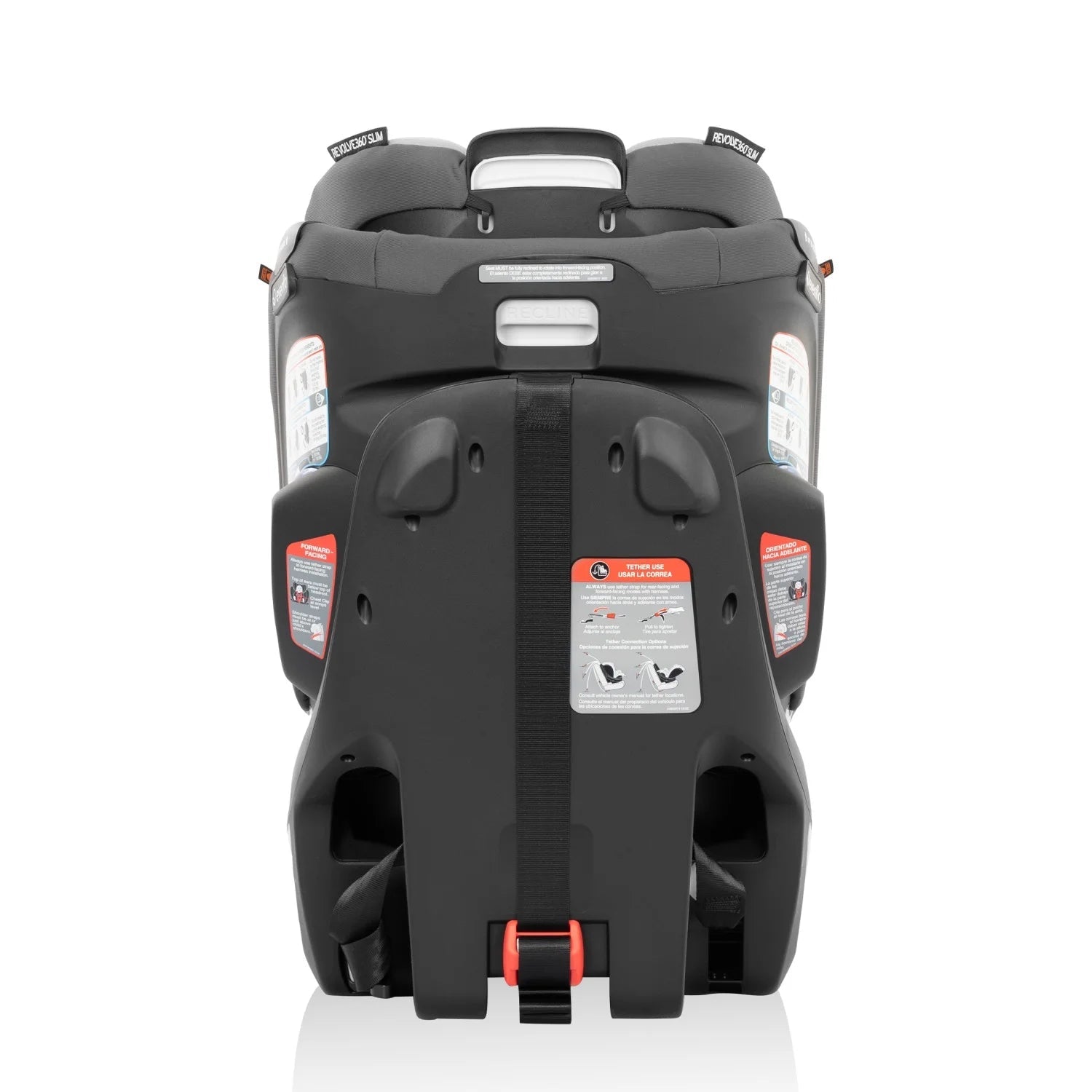 Revolve360 Slim 2-In-1 Rotational Car Seat with Quick Clean Cover (Stow Blue)