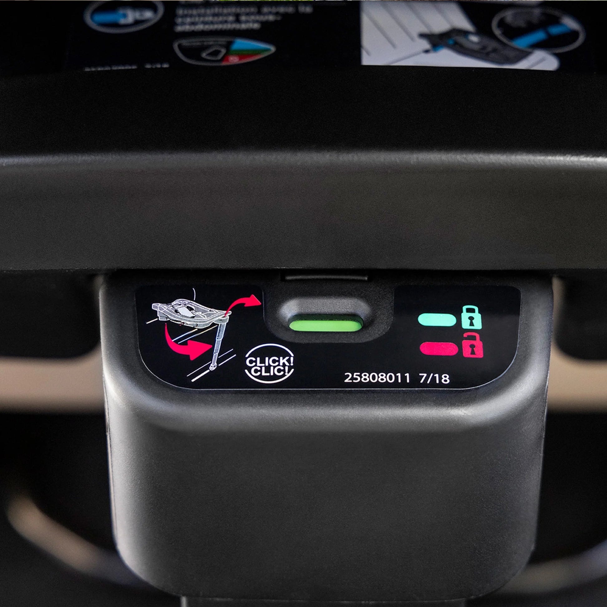 Litemax DLX Infant Car Seat with Freeflow Fabric and Safezone Load Leg Base (Olympus Black)