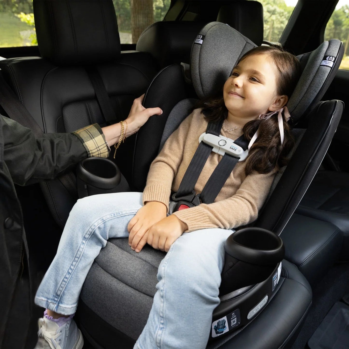 Gold Revolve360 Extend All-In-One Rotational Car Seat with Sensorsafe (Sapphire)
