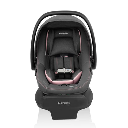 Litemax NXT Rear-Facing Lightweight Preemie and Infant Car Seat 3-30Lbs with Sensorysoothe. Easy Install with Base (Agate)