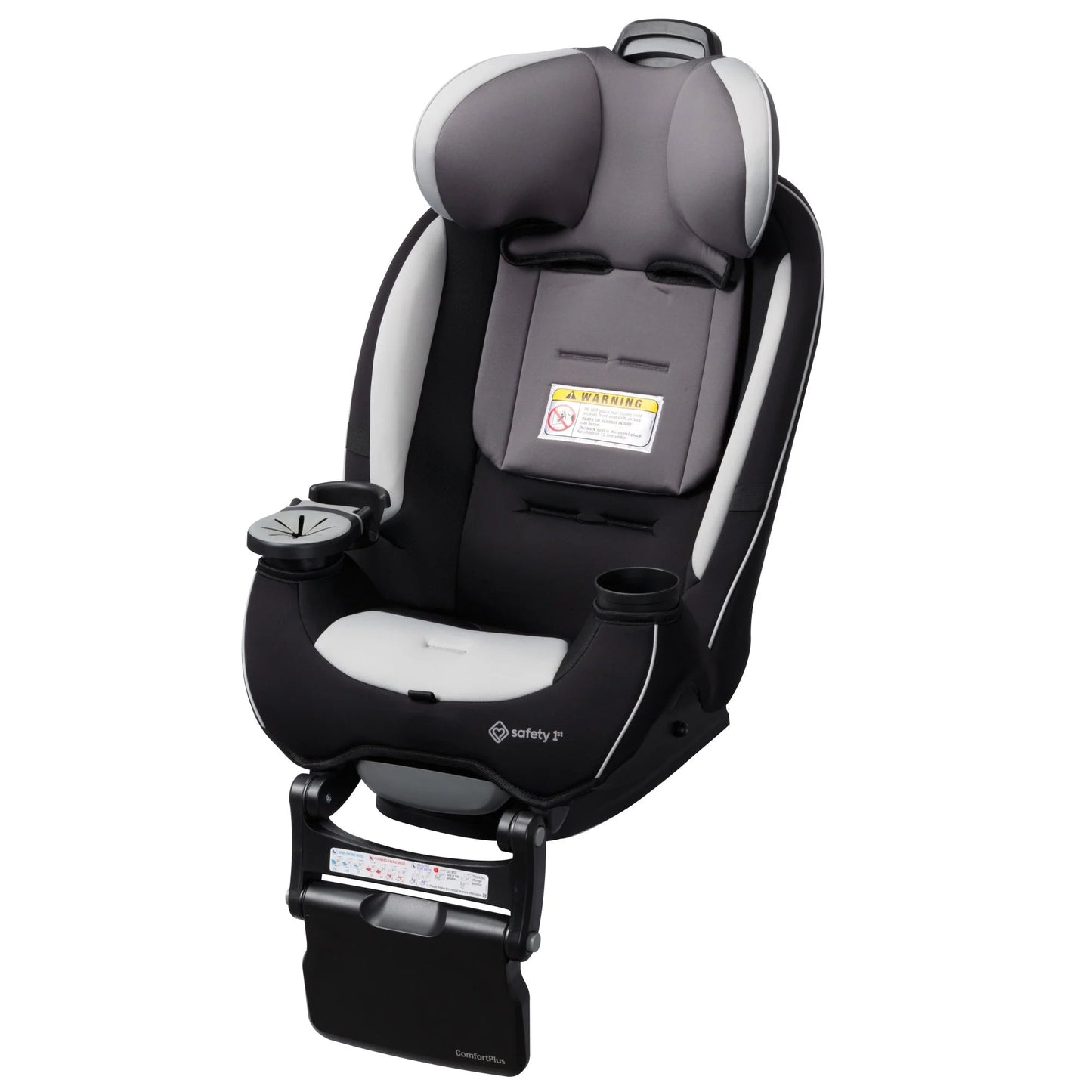 Grow and Go Extend N Ride LX All in One Convertible Infant & Toddler Car Seat, Black Pepper