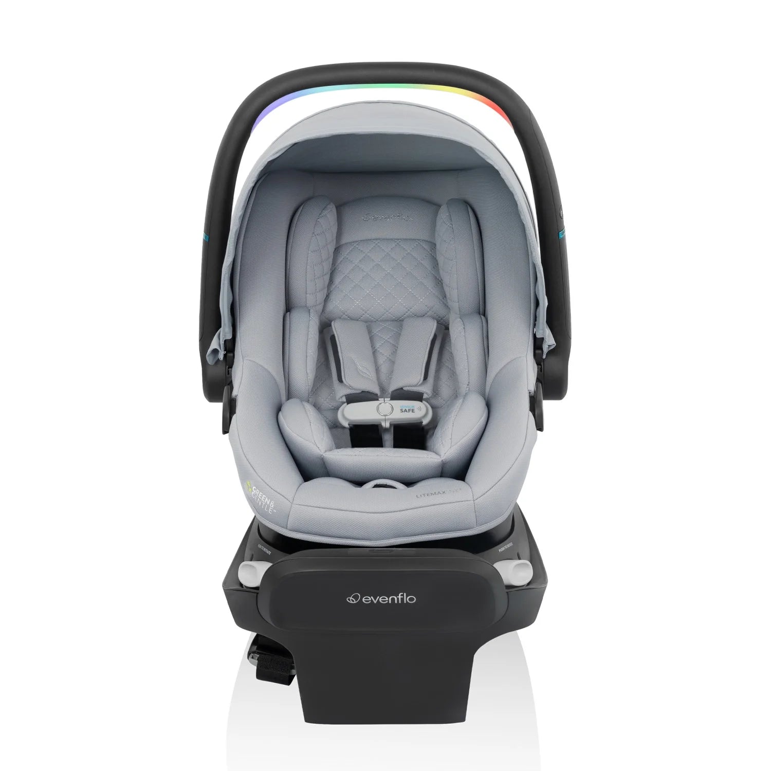 Revolve180 Litemax NXT Rotational Infant Car Seat with Sensorysoothe and with Accessory Load Leg (Quartz)