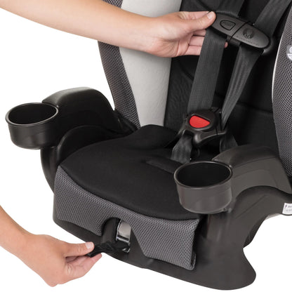 Chase plus 2-In-1 Booster Toddler Car Seat (Huron Black)